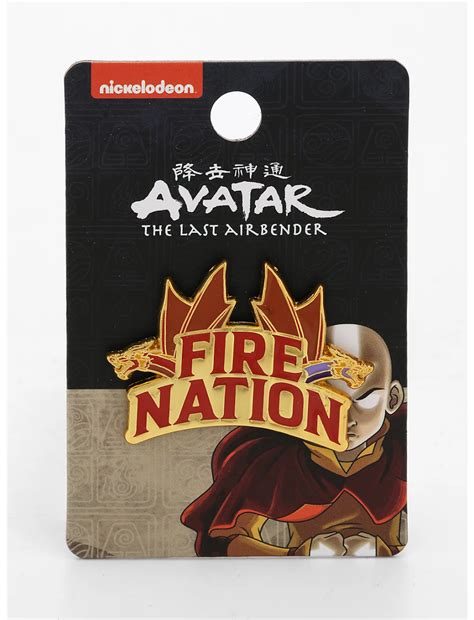 Avatar The Last Airbender Fire Nation Dragon Enamel Pin Boxlunch