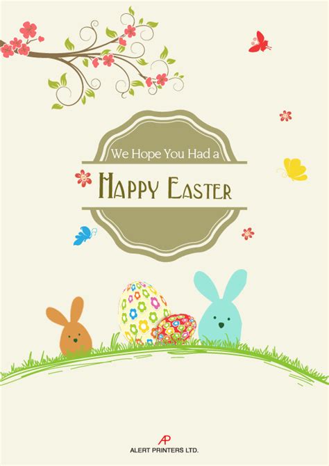 Belated Easter Wishes Animated Gif Card