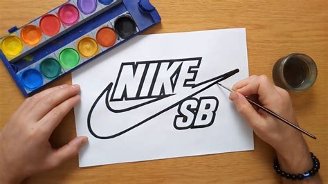 How To Draw The Nike Sb Logo Youtube
