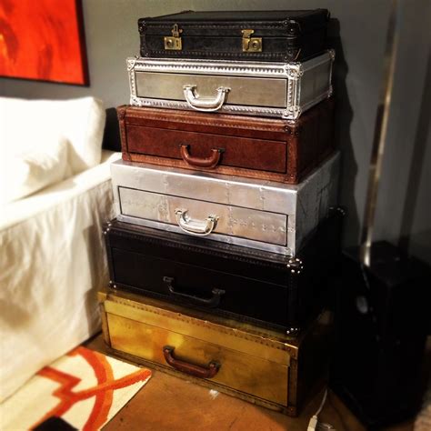 Drawer Chest Made To Look Like Stacked Suitcases Suitcase Chest Of