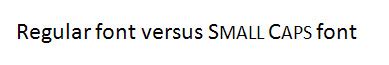 At the end of this article we will show a sample of what this looks like. I am using Microsoft Word. How do I change text to "Small ...