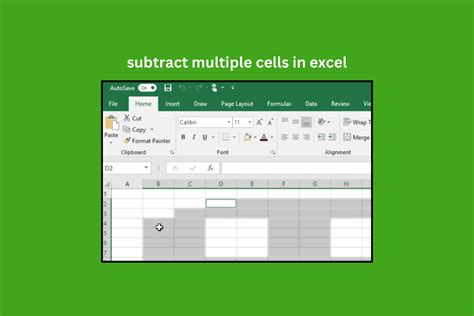 How To Add Multiple Cells In Excel Using Formula Printable Templates