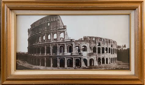 ROMAN COLOSSEUM Photograph Large Sepia ITALY Vintage EBay
