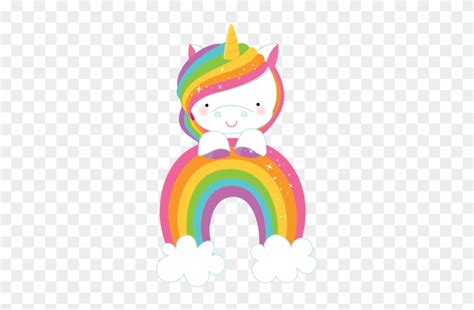 Rainbow Unicorn 2 03 Unicorn And Rainbow Clipart Free Transparent