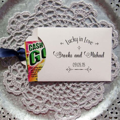 Wedding Lottery Favors Lottery Wedding Favors Unique | Etsy | Lottery favors, Lottery wedding 