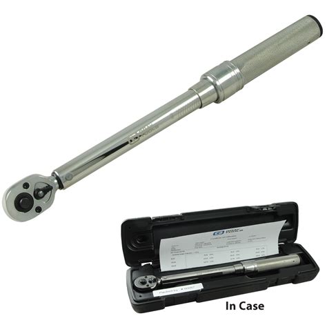 38 Drive Heavy Duty Micro Adjustable Torque Wrench Gray Tools