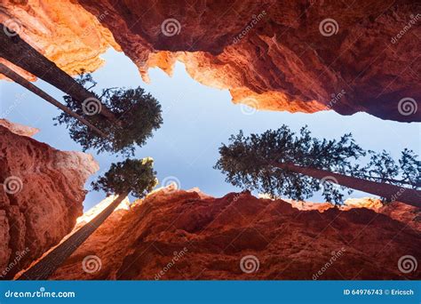 Inside Canyon Bryce Canyon National Park Stock Image Image Of