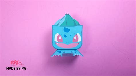 Pokemon Kaleidoscope Papercraft Set Bulbasaur Jennif Tang Jenniftang