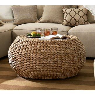 You can find these in an array of wood tones and finishes. Round Wicker Ottoman Coffee Table - Ideas on Foter