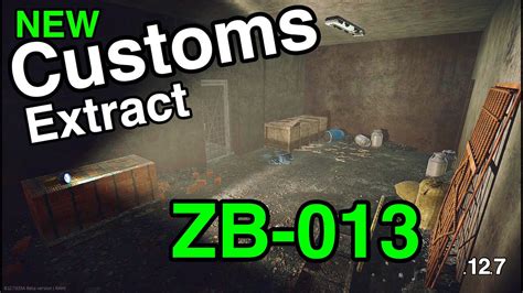 New Customs Extract ZB 013 Location YouTube
