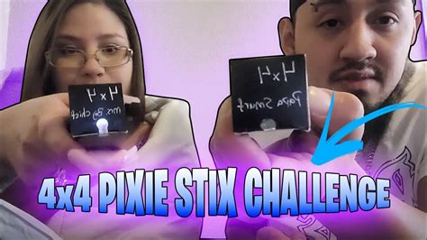 4x4 Pixie Challenge Pixie Stix Youtube