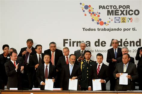 Firma De Adéndum Al Pacto Por México Secretaría De Hacienda Y Crédito