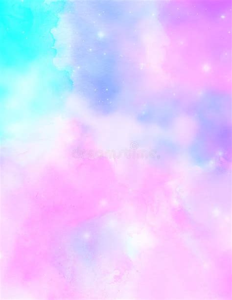 Colorful Pastel Watercolor Paper Texture Stock Illustration