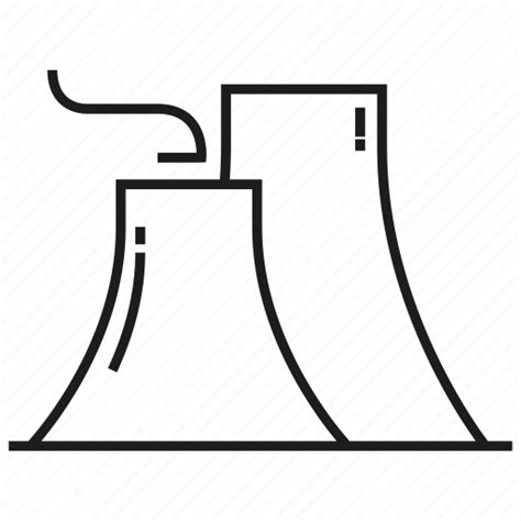 Building Energy Nuclear Power Plant Icon