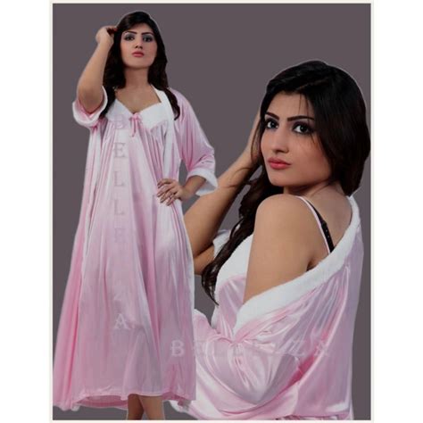 1 Bellezza Sensual Nightwear Nighty With Velvet Fur In Pakistan Hitshoppk
