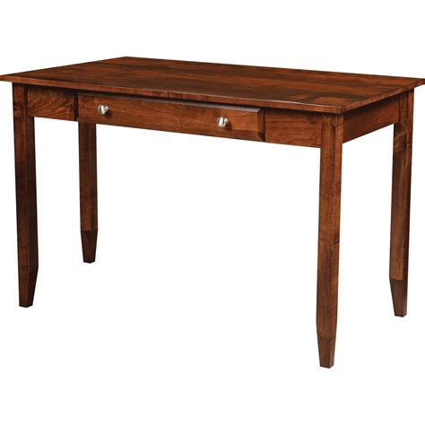 Maple Hill Woodworking Hampton Transitional Solid Wood 48 Writing Desk