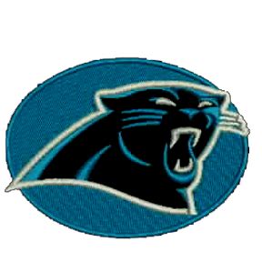 Carolina Panthers Embroidered Patch | Embroidered patches, Carolina panthers, Embroidered