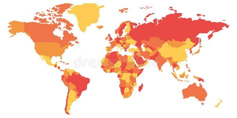 mapa esquemático en blanco simplificado del mundo stock de ilustración ilustración de global