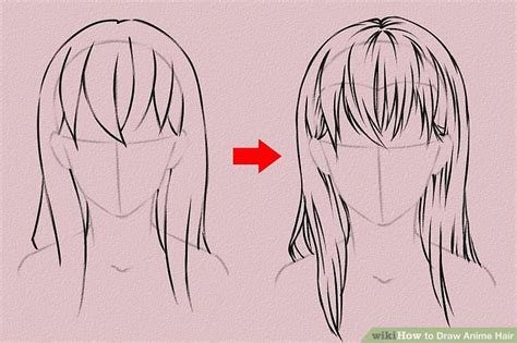 52 Top Photos Easy Anime Hair Anime Hair Drawing Reference And