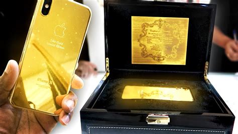 Noministnow Gold 24k Gold Diamond Golden Iphone 11 Pro Max