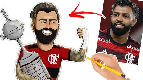 Como Desenhar O Gabigol CampeÃo Libertadores 2022 Youtube