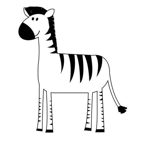 Cute Baby Zebra Zebra Cartoon Pictures Clip Art