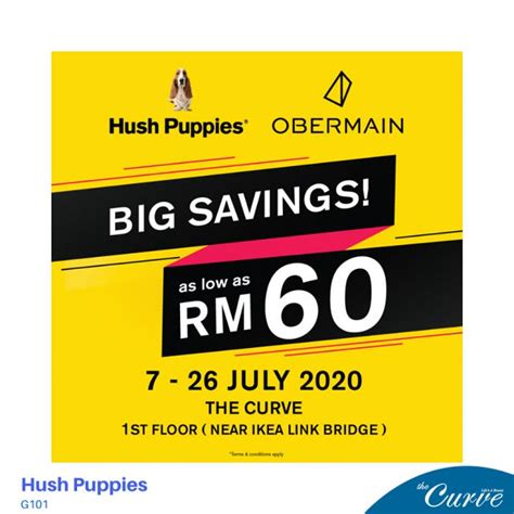 + 1 1 more images. Hush Puppies Special Promotion (7 July 2020 - 26 July 2020)