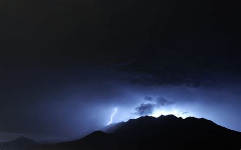 1091773 Landscape Night Nature Rain Lightning Storm Atmosphere