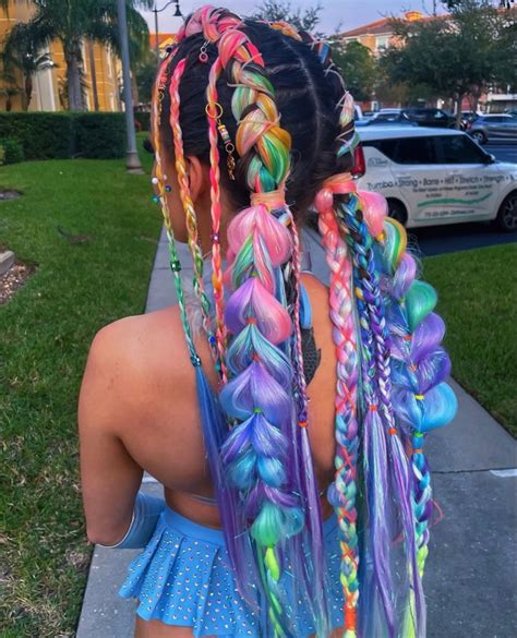 Getbraidified Rave Hair Festival Hair Extensions Rave Braids