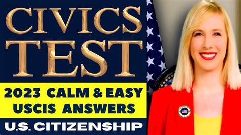 Based On The 2023 Uscis Civics Test 100 Questions Us Citizenship Easy