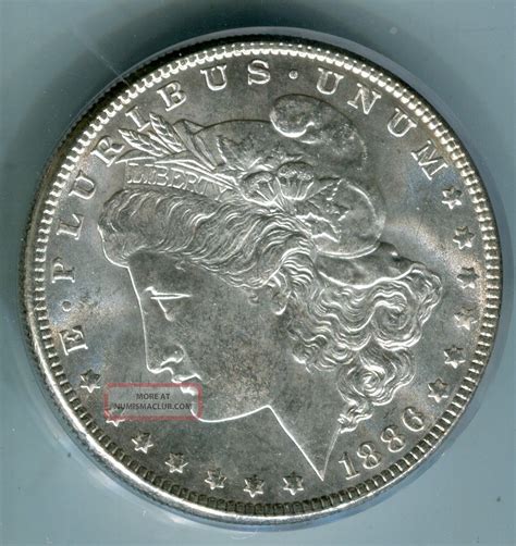 1886 Morgan Silver Dollar Very Choice Bu Vam 1