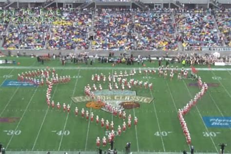 Florida Aandm Band Uses Kermit Drinking Tea Formation