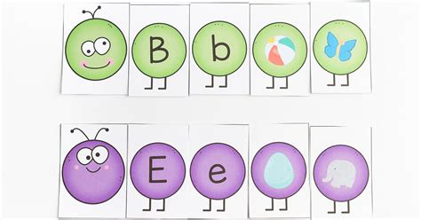 Printable Caterpillar Letter Sounds Matching Activity