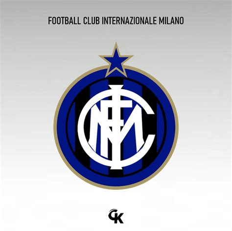 Fc Internazionale Milano Crest Redesign More Dark Blue And Black A