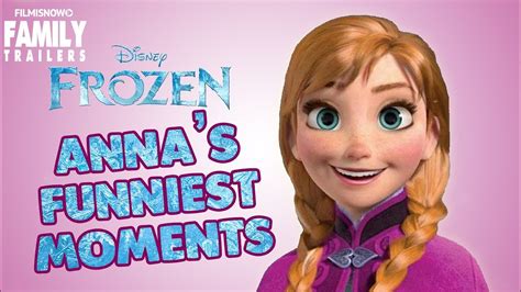 frozen anna s best funny moments youtube