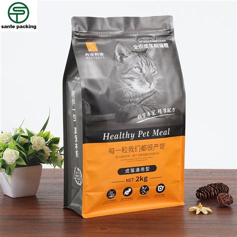 The food intake required to maintain good body condition will vary depending on age. OEM Production Customized Side Gusset Cat Dog Pet Food ...