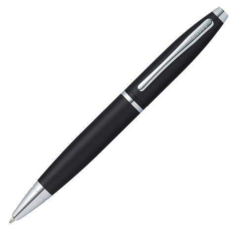 Cross Calais Matte Black Chrome Ballpoint Pen At0112 14 New In Box