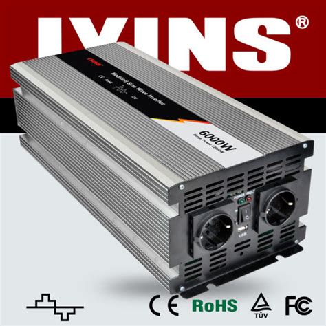 China 6000 Watt 12v24v48v Dc To Ac 110v230v Solar Power Inverter