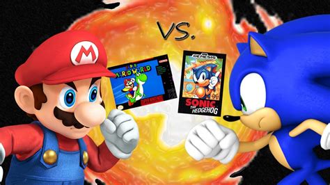 Super Mario World Vs Sonic The Hedgehog Mario Vs Sonic Ep 1