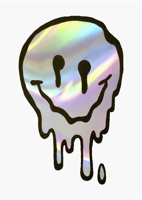 Drip Smiley Face Wallpaper Cute Emoji Wallpaper Edgy Wallpaper