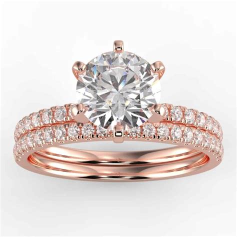58 Carat Diamond Bridal Semi Mount Set The Jewelry Exchange Direct
