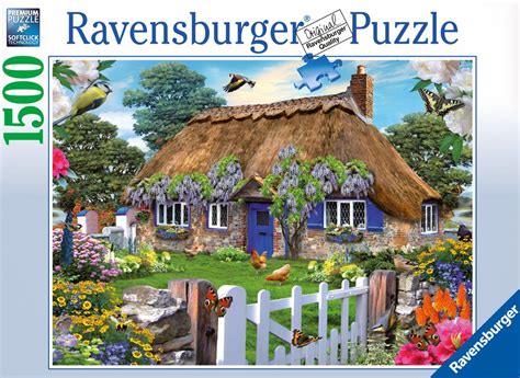 Cottage In England 1500 Piece Jigsaw Puzzle Made By Ravensburger