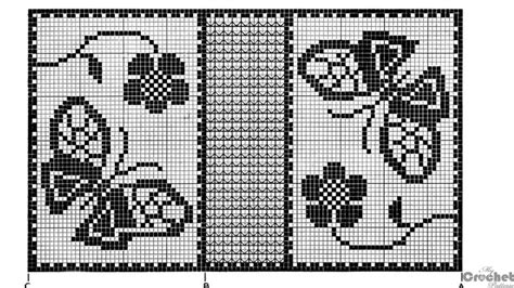 Butterfly Filet Crochet ️ Mycrochetpattern