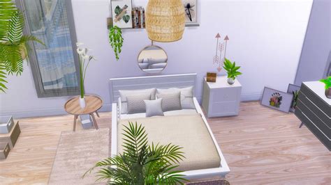 The Sims 4 Bohemian Minimalist Bedroom Stop Motion Youtube
