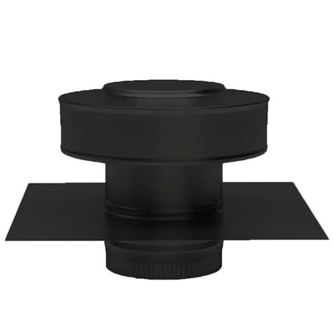 Active Ventilation 4 In D Aluminum Round Back Static Roof Vent Roof