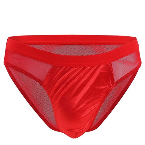 meitianfacai mens underwear new personality sexy perspective underwear low waist breathable men