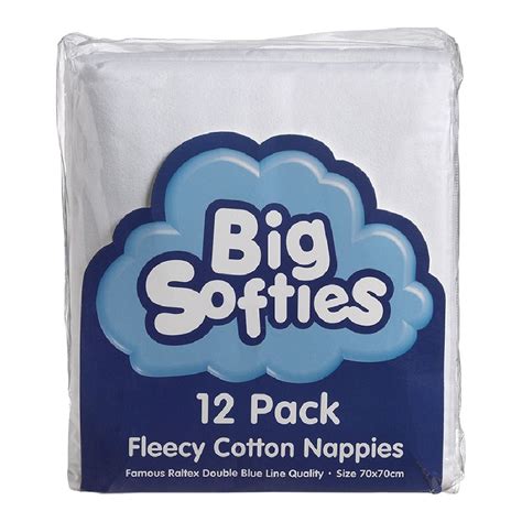 buy big softies flannelette nappy blue line and pay later humm
