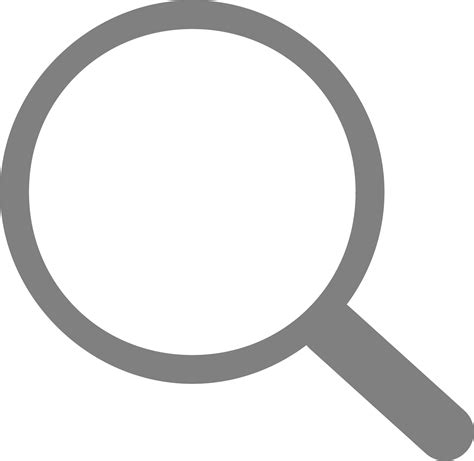 White Search Icon Transparent Background At