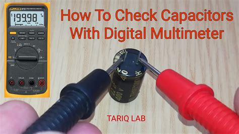 How To Check Capacitor With Digital Multimeter Capacitor Testing YouTube