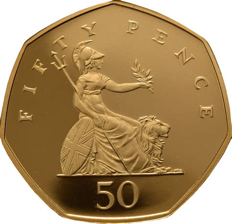 50p Gold Coins Small Buy Gold Fifty Pence Pieces At Bullionbypost